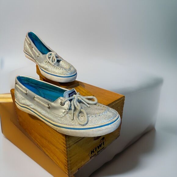 Sperry Biscayne Too‎ Siders Silver US 5m Rare - Picture 1 of 9